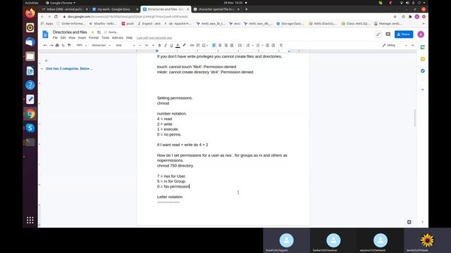 Directory and File Permissions - Unix Part 1 смотреть онлайн