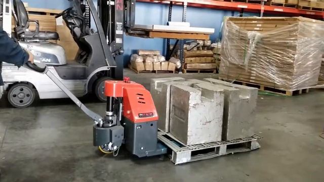 7SMITH electric pallet truck 1500kg, 200mm смотреть онлайн