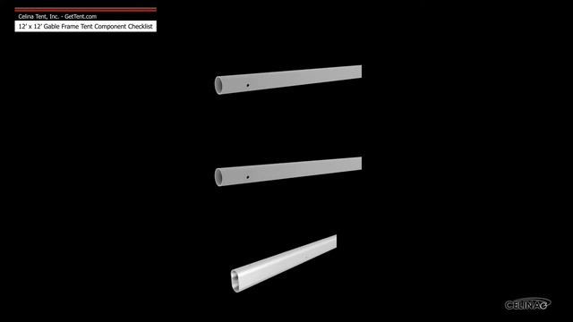 12' x 12' Gable Frame Tent Component Checklist смотреть онлайн
