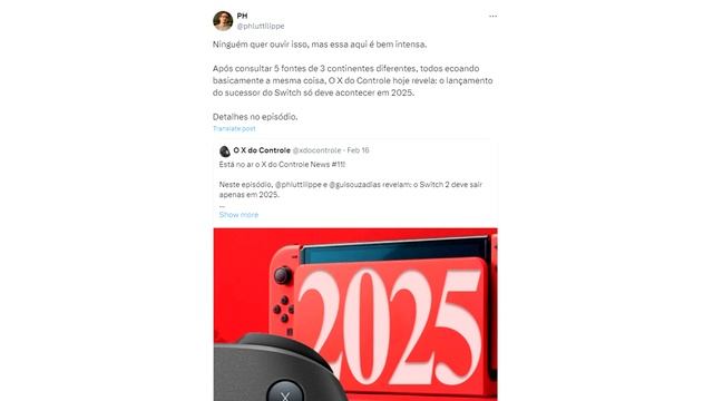 Nintendo Switch 2 Launch Window Reportedly Shifts to Q1Y2025 смотреть онлайн