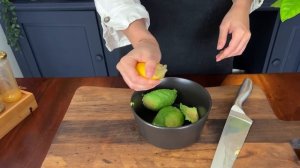 Do you have 1 eggplant, shrimps and avocado? Surprise your relatives for Christmas!