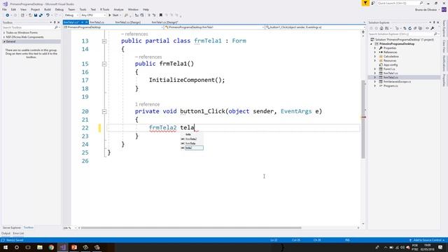 C# | WindowsForms | Múltiplos Formulários #4 смотреть онлайн