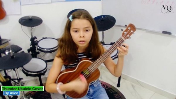#ukulelecover Thunder | Ukulele | Cover By Student @Villy Quarternote