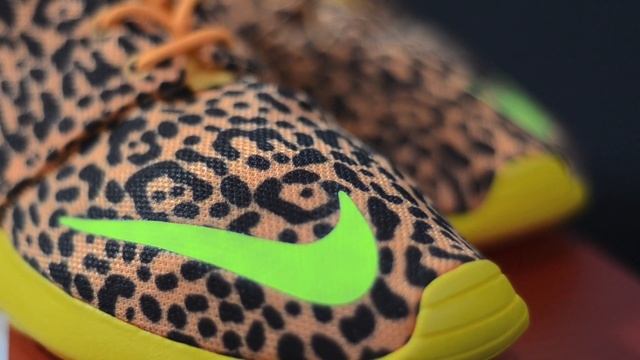 Nike Roshe run FB Orange Leopard Safari Review +On Feet смотреть онлайн
