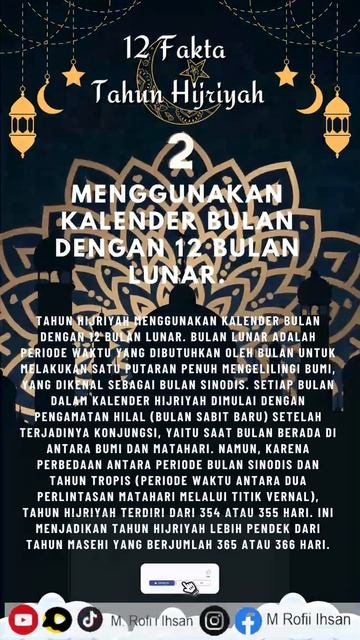 2. Menggunakan kalender bulan dengan 12 bulan lunar. M. Rofi'i Ihsan @m-rofii-ihsan смотреть онлайн