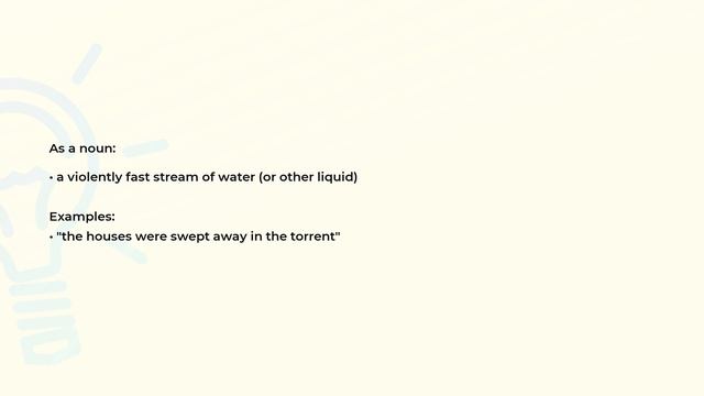 What is the meaning of the word TORRENT? смотреть онлайн
