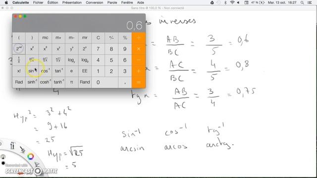 Mathematiques Fonctions trigonométriques inverses смотреть онлайн
