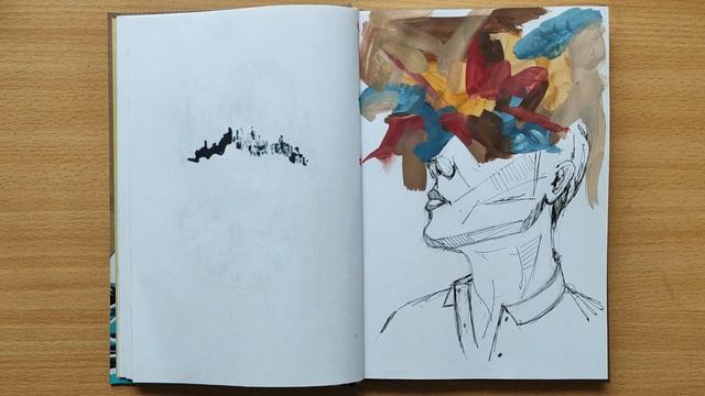 Скетч "ВРЕМЯ". Рисую в скетчбуке очередной скетч 12/80 смотреть онлайн