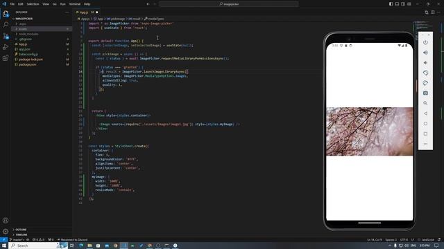 Create Image Picker in React Native Expo Go смотреть онлайн