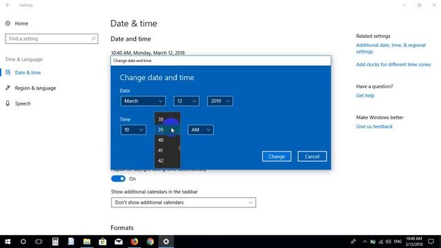 How to Change Time and Date on windows 10 смотреть онлайн
