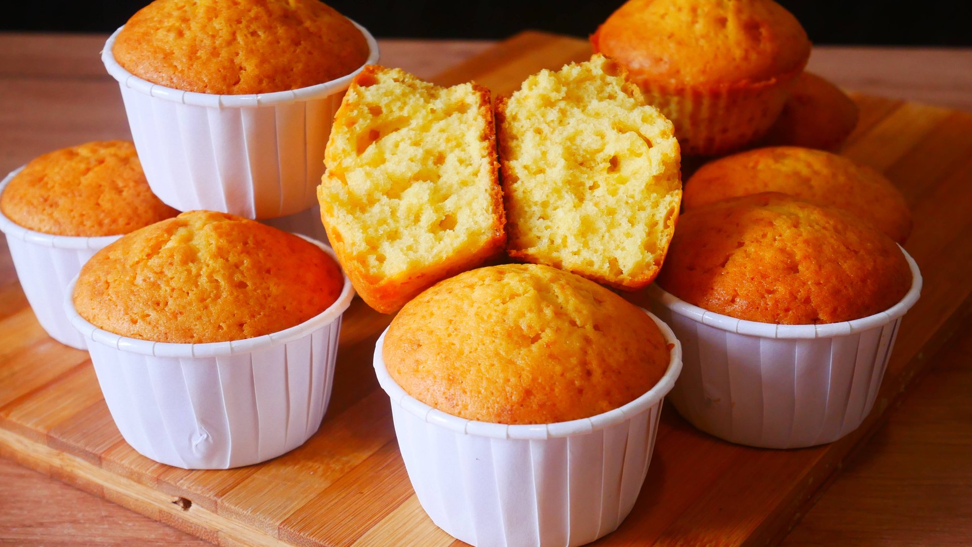 Кексы на молоке: просто, быстро и всегда получается! Идеальный рецепт для начинающих! смотреть онлайн