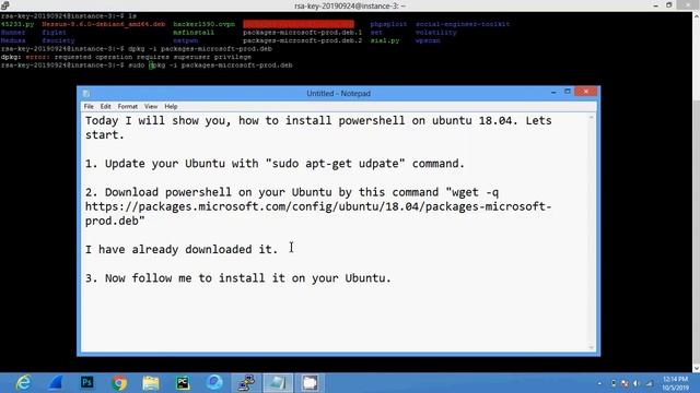 How to Install Microsoft Powershell on Ubuntu 18.04 смотреть онлайн