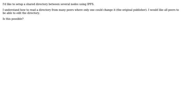 Unix & Linux: IPFS Shared directory смотреть онлайн