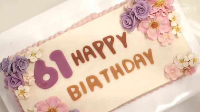 앙금플라워 레터링케이크 어레인지 / How to arrange a beanpaste cream flower cake смотреть онлайн