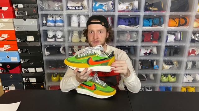 NIKE SACAI WAFFLE REVIEW AND ON FOOT смотреть онлайн