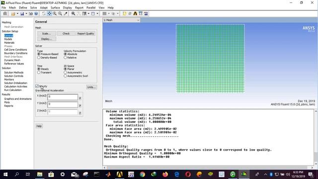 Ansys Fluent basic tutorial: How to get 2D Temperature distribution of plate.(In very simple way) смотреть онлайн