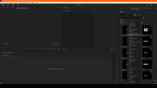 How to Import Motion Graphics Templates in Premiere Pro FAST! смотреть онлайн