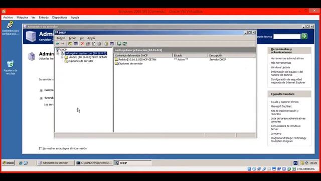 Servidor DHCP Windows 2003 смотреть онлайн