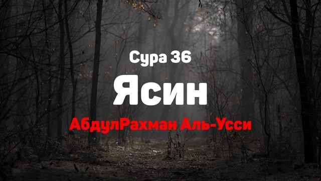 Сура 36 Ясин - АбдулРахман Аль-Усси смотреть онлайн