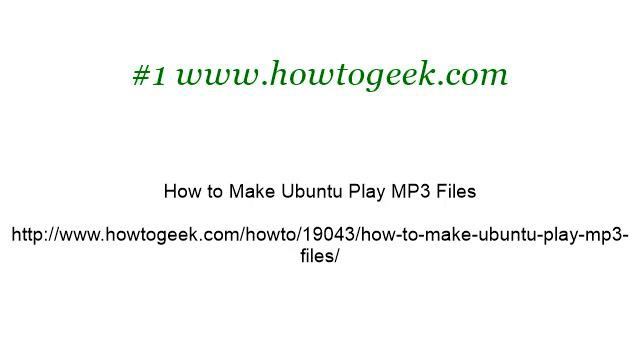 How-To Play An MP3 In Ubuntu смотреть онлайн