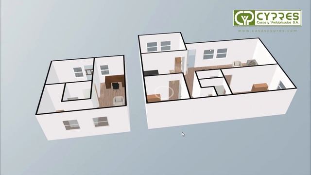 Casa Prefabricada Cypres - Tipo Chalet - 144 mts смотреть онлайн