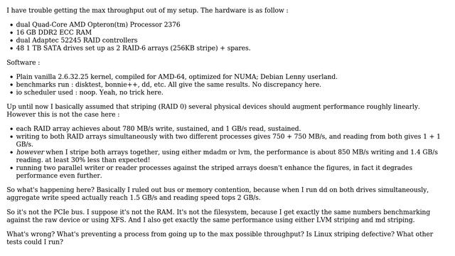 DevOps & SysAdmins: Linux RAID-0 performance doesn't scale up over 1 GB/s (2 Solutions!!) смотреть онлайн