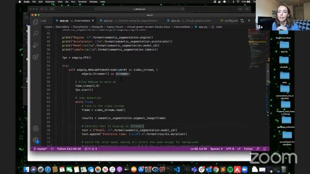 alwaysCoding Weekly Hacky Hour- Build A Virtual Green Screen with Semantic Segmentation смотреть онлайн