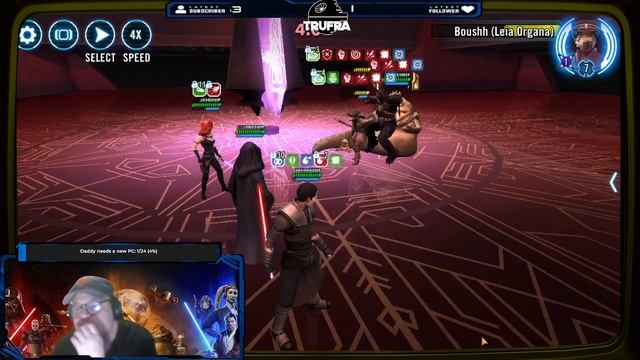 Starkiller vs Jabba - GAC 3v3 SWGOH RIP Mara Cron смотреть онлайн