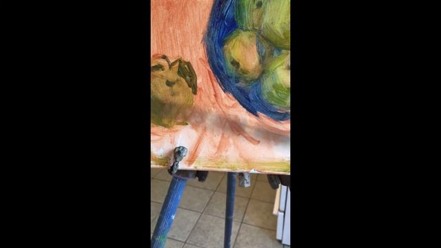Painting Green Apples by Margaret Aycock смотреть онлайн