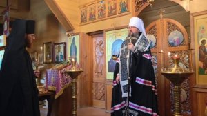 Напутственное слово митрополита Павла новопостриженному монаху