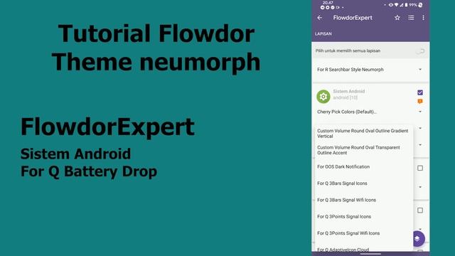 FLOWDOR EXPERT - TUTORIAL SUBSTRATUM THEME NEUMORPH | UNTUK PEMULA ANDROID 10/11 смотреть онлайн