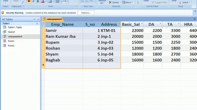 MS ACCESS 2007:-Freeze and Unfreeze columns in Hindi смотреть онлайн