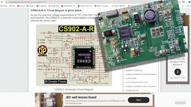 Black Screen and No Display Problem on LED/LCD TV Screen | CS902-A-R IC Circuit Diagram смотреть онлайн