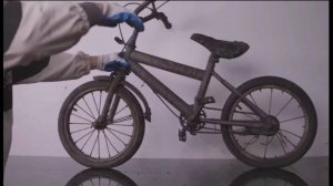 Реставрация старого ржавого велосипеда.