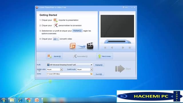 في دقيقتين حول ملف بواربوانت PowerPoint 2007 الى فيديو بجودة عالية смотреть онлайн