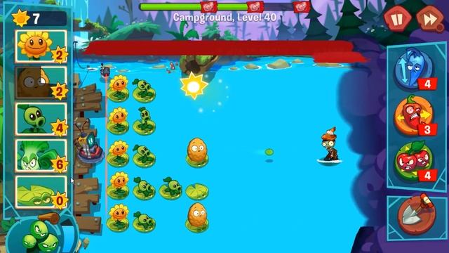 Plants vs Zombies 3 Level 40 - NO BOOSTERS WALKTHROUGH GAMEPLAY 🌻🧟 | SKILLGAMING ✔️ смотреть онлайн