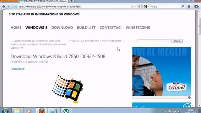 scaricare Windows 8 ultima build 7850.100922-1508 смотреть онлайн