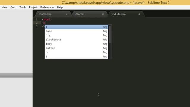 4 - Yo Dude!! A Simple Laravel 4 Hello World Script смотреть онлайн