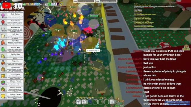 Playing Bee Swarm Simulator! Grinding all Beesmas Quests. смотреть онлайн