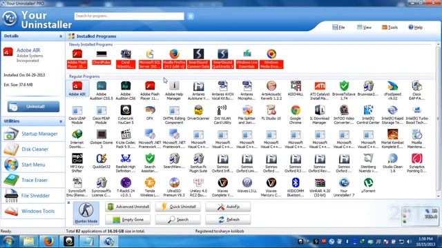 Phần mềm gỡ bỏ ứng dụng Your uninstaller 7.5 mới nhất смотреть онлайн