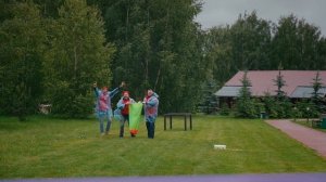 Тимбилдинг под дождем от компании Идея Икс