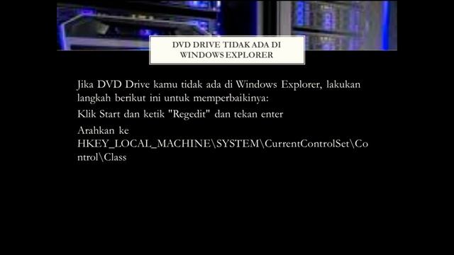 Permasalahan & Penanganan Pada Windows 7