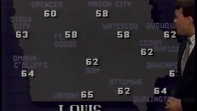 KCCI TV-8 News at Noon (June 8, 1990) смотреть онлайн