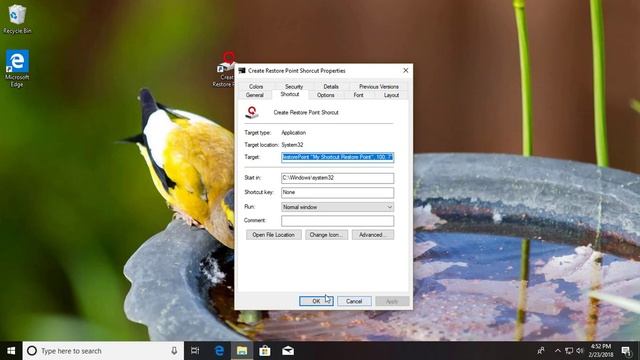 How to Create System Restore Point Desktop Shortcut on Windows 10 (Tutorial) смотреть онлайн