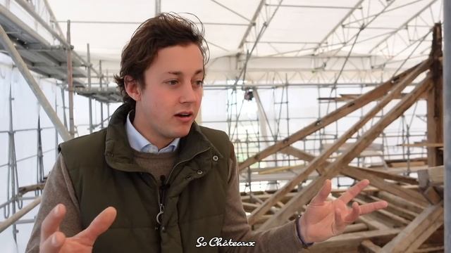 Restauration Du Château De Vaux. Son Jeune Propriétaire Présente Les Travaux En Cours.