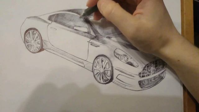 Aston Martin ✒ #рисование #drawing смотреть онлайн