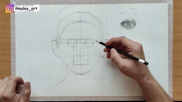 Как нарисовать (рисовать) глаза девушки? УРОК 2 смотреть онлайн