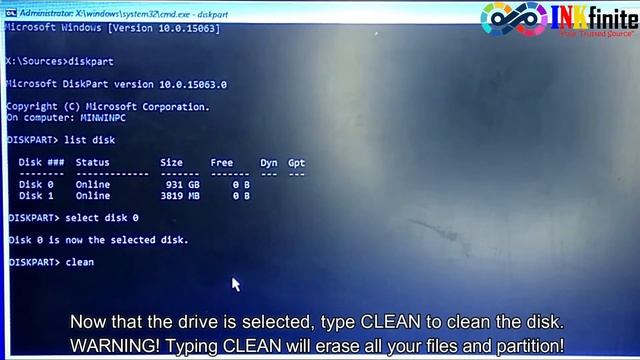 How to Fix Windows cannot be installed to this disk | INKfinite смотреть онлайн