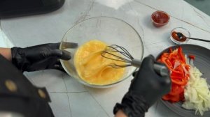 ОМЛЕТ С ВЕТЧИНОЙ И ОВОЩАМИ | Рецепты для аэрогриля