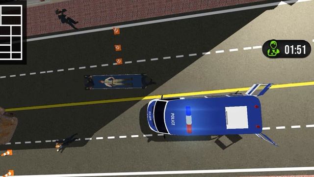 Police Ambulance Car Rescue Driving Simulator - 911 Emergency Rescue Game - Android ios Gameplay #1 смотреть онлайн